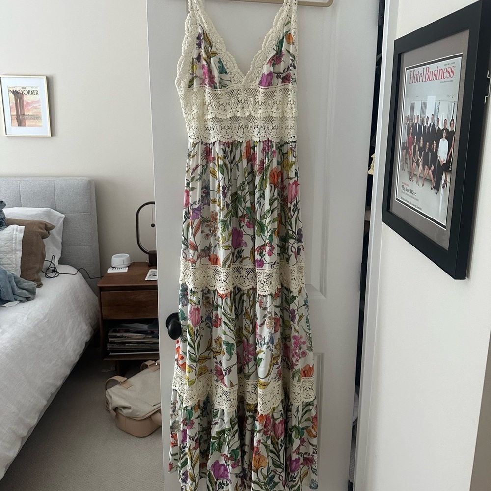 PQ Swim Floral Lace Maxi Dress